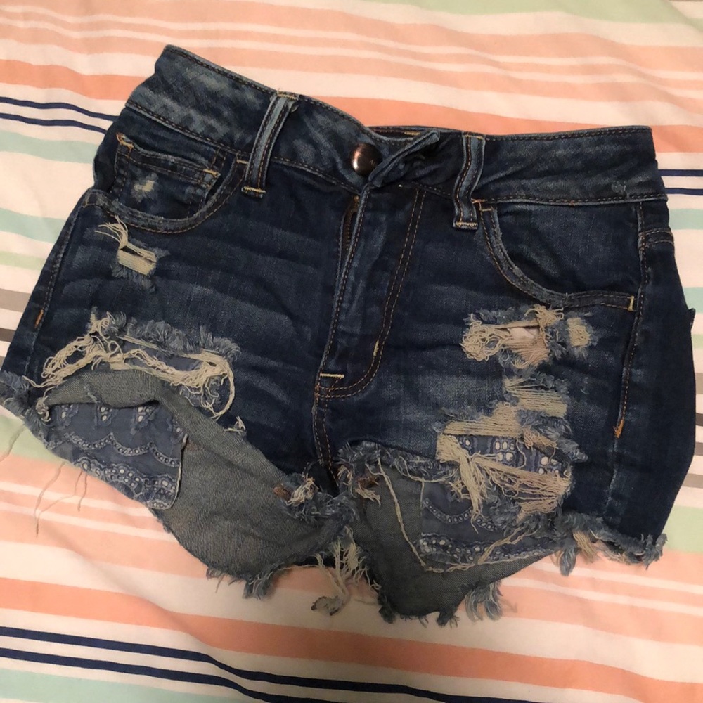 AE High rise shortie shorts